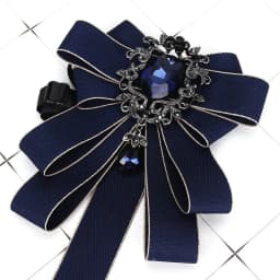 Gorgeous Bow Tie Vintage Luxury Lady Head Diamond Pearl Ribbon Tassel Brooch Chic Girls Elegant Costume Jewelry Collar Pin