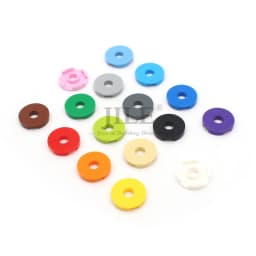30pcs Moc Building Blocks Tile Round 2x2 with Hole 15535 DIY Creative Enlighten Bricks Compatible Assembles Construction Toys