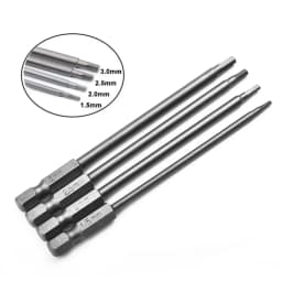 4pcs Hex Head Wrench Drill Bits Set Screwdriver Bits Magnetic Tips Hex Key Screwdriver Socket Bit Set Tips for Screwdriver Drill