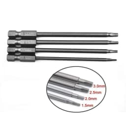 4pcs Hex Head Wrench Drill Bits Set Screwdriver Bits Magnetic Tips Hex Key Screwdriver Socket Bit Set Tips for Screwdriver Drill