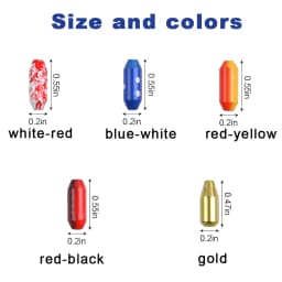 10pcs Fishing Brass Spinner Lure Bodies DIY Fishing Sinker Weights For Spinnerbait Carolina Rigs Taxes Rigs