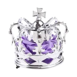 Princess 3D Tiara Crown Luxuries Artificial Rose Flower Cosplay Headdress Hair Accessories with Clips Ribbon Dropshipping