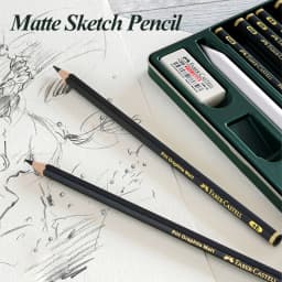 Faber-Castell Matte Sketch Pencil Art Graphite Pencils For Painting Writing Shading Sketch Black Lead Design Pencils Supplies
