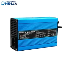 16.8V 10A Charger Smart Aluminum Shell Is Suitable For Lithium Ion Battery 4S 14.8V Blue