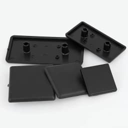 10pcs/20pcs ALuminum profile end cap 2020 3030 4040 4545 Plastic End Cap Cover Plate black for EU Aluminum Profile