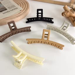 New Fashion Large Frosted Temperament Hairpin Hair Claw Barrettes for Women Girl Hair Accessories Headwear Wholesale