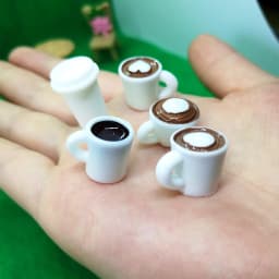 1:12 Doll House Decration Accessories Mini Food Coffee Drink Ice Cream Wine Cup Bottle