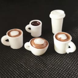 1:12 Doll House Decration Accessories Mini Food Coffee Drink Ice Cream Wine Cup Bottle