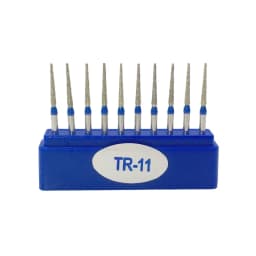 10Pcs/Box Dental Diamond Bur FG High Speed Burs TR SERIES for Teeth Polishing 1.6mm