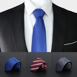 Men's Ties Solid Color Neck Stripe Flower Floral 7cm Jacquard Necktie Accessories Daily Wear Cravat Wedding Party Gift For Man