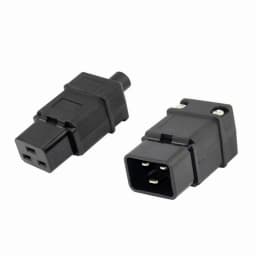 PDU/UPS Socket Standard IEC320 C19 C20 16A 250V AC Electrical Power Cable Cord Connector Removable plug Female Male Plug Adapter