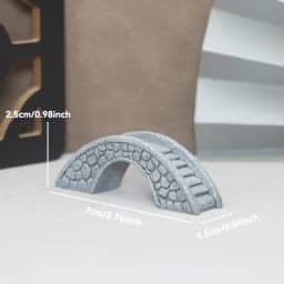 Miniature Sand Stones Bridge Figurine Boat DIY Terrarium Ornaments Fairy Garden Bonsai Rockery Lanscaping for Room Decoration
