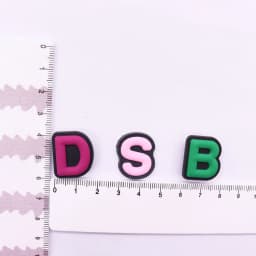 Single Sale 1PCS Kawaii Colorful 26 Alphabet Letter PVC Shoe Charms Slipper Accessories Sandals Shoes Decoration Holiday Present