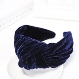 Knotted Velvet Bezel Women Headband Girls Fashion knit Hair Bands Soft Bath Hairband Headwear Hair Rubbers Elastic Hair Bands