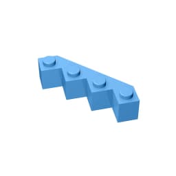 Gobricks GDS-711 FACET BRICK 4X4X1 compatible with lego 14413 children's DIY Educational Building Blocks Technical