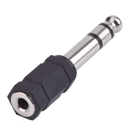 3.5mm Female To 6.35mm Male Stereo Headphone Audio Adaptor Microphone Connector Stereo Headphone Adaptor Converter Instrument
