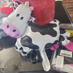 10pcs/lot Mini Cow Balloons Cow Head Foil Balloons Baby Shower Decorations Farm Theme Animal Birthday Party Supplies