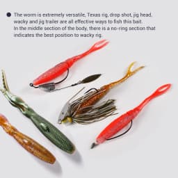 NOEBY Chunk Jig Trailer Silicone Soft Bait 14cm 11.5g Worm Artificial Swimbait Soft Lures for Bass Pike Fishing Tackle Baits