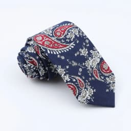 Brand New Floral Print Tie For Men Women Skinny Cotton Necktie For Wedding Casual Man's Neckties Classic Suits Flower Cravat