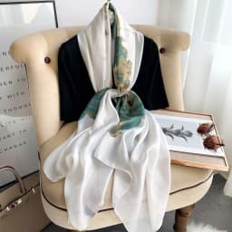180*90cm Large Silk Satin Scarf Hijab Women Print Spring New Shawl Wrap Female Hand Foulard Pashmina Travel Echarpe 2022 NEW