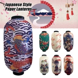 10 Inch Japanese Style Lantern Outdoor Waterproof Lantern Sushi Sashimi Cuisine Restaurant Izakaya Decor Lantern New Year Party