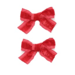Fashion New ruffle velvet Hair Accessories Hairband bow scruchy large clips girls Headband With Tie band