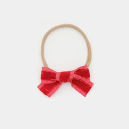 Fashion New ruffle velvet Hair Accessories Hairband bow scruchy large clips girls Headband With Tie band