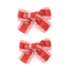 Fashion New ruffle velvet Hair Accessories Hairband bow scruchy large clips girls Headband With Tie band