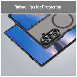 Z Fold7 Cases Luxury Slim Matte Magsafe Case Border Colorful Protective Case For Samsung Galaxy Z Fold7 Anti-Drop 4 Corners/Busi