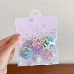 10Pcs/Set Baby Children Sweet Colors Shiny Star Ornament Hair Clips Women Girls Cute Barrettes Hairpins Kids Hair Accessories