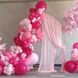 5/10/12/18inch Dusty Pink Balloons Retro Rose Hot Pink Pastel Light Pink Balloons for Birthday Wedding Baby Shower Party Decorat