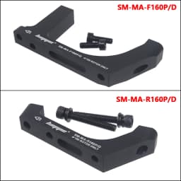 HEPPE Road Bike Disc Brake Adapter Flat Mount to Post Mount 160mm Rotor Bike FM to PM Converter Bike Disc Brake Mount Adapter