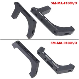 HEPPE Road Bike Disc Brake Adapter Flat Mount to Post Mount 160mm Rotor Bike FM to PM Converter Bike Disc Brake Mount Adapter