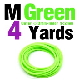 MNFT 4Yards/3Yards Soft Silicone Luminous Tube Green Pink Glowing Fishing Elastic Rubber Rig Making Glow Tubing Fish Accessories