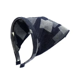 New Spring and Summer Linen Denim Fabric Girls Bandana Hairband Hair Accessories