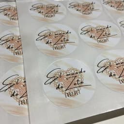 2.5/3.5/4.5/6cm Custom Sticker Customized Business Store Logos Labels Wedding Birthday Baptism Your Own Personalize Stickers