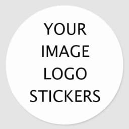 2.5/3.5/4.5/6cm Custom Sticker Customized Business Store Logos Labels Wedding Birthday Baptism Your Own Personalize Stickers