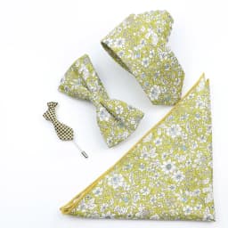 New Colorful Cotton Floral Men Tie Brooch Set Pink White Yellow Necktie Bowtie Suit Vintage For Groom Business Wedding Party
