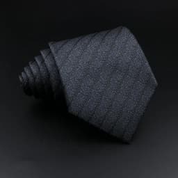 Men's Jacquard Classic Striped Tie 8cm Polyester Male Necktie For Business Wedding Party Suit Shirt Daily Wear Accessory Gift