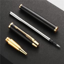 Luxury Heavy Feel Metal Ballpoint Pens Business Office Signature Pens Roller Ballpen Writing Gifts School Supplies Stationery