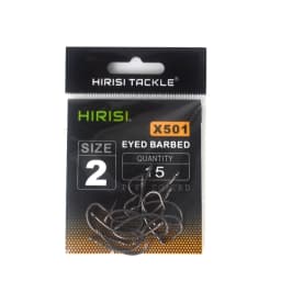 15pcs PTFE Coated High Carbon Stainless Steel Barbed Fish Hook With Eye Carp Fishing Accessories X501