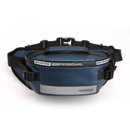 Anti-theft Male Belt Close-Fitting Waist Bags Multi-Functional Hip Bum Reflective Strip Shoulder Bag Men Nylon Fanny Chest Pack