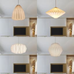 Creative Art Decoration Foldable Living Room Pendant Light Lamp Shade Hanging Ceiling Paper Origami Lantern