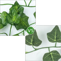 2.1M Artificial Plant Green Ivy Leaf Garland Silk Wall Hanging Vine Home Garden Decoration Wedding Party DIY Fake Wreath Leaves