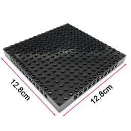 Bulk Buy White Brick 4/3 16x16 Baseplates Building Block MOC Parts Set Toys For Pixel Art Wholesale Compatible 65803 Send Pins