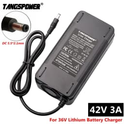 42V 3A Battery Charger For 10S 36V Li-ion Battery Lithium Battery Charger High Quality Strong Heat Dissipation DC 5.5*2.1MM