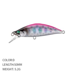 Sinking Minnow Fishing Bait 6cm 6.5g Wobbler 60s Jerkbait Sea Fishing Lure Artificial Crankbaits Fishing Bionic Decoy Bass Bait