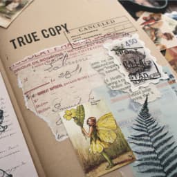 100pcs Vintage Store Retro Material Card Kraft Cards for Deco Stationery LOMO Cards Stationery Notepad Sticky Notes