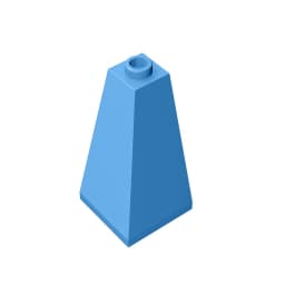 Gobricks GDS-733 ROOF TILE CORNER 2X2X3/73 compatible with lego 3685 children's DIY Educational Building Blocks Technical
