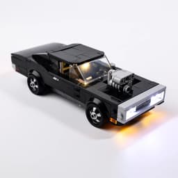 LED Kit For 76912 Fast & Furious 1970 Dodge Charger R/T Building Blocks Bricks Toys Lamp Set Only Lighting No Model